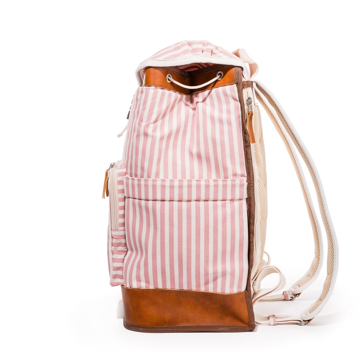 The Backpack Cooler - Laurens Pink Stripe Backpack Cooler Business & Pleasure Co 