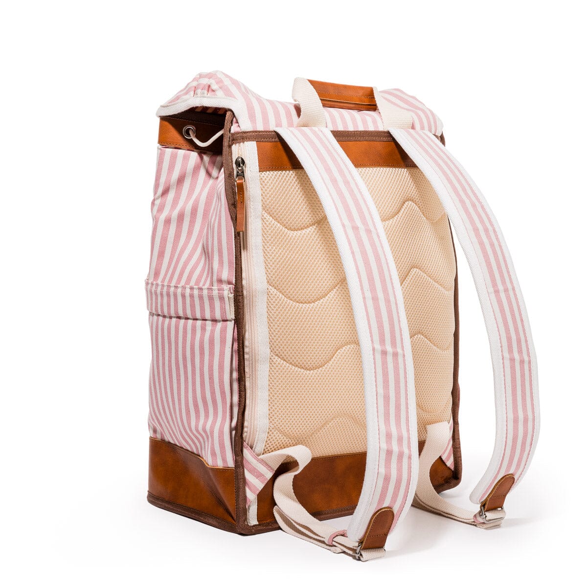 The Backpack Cooler - Laurens Pink Stripe Backpack Cooler Business & Pleasure Co 