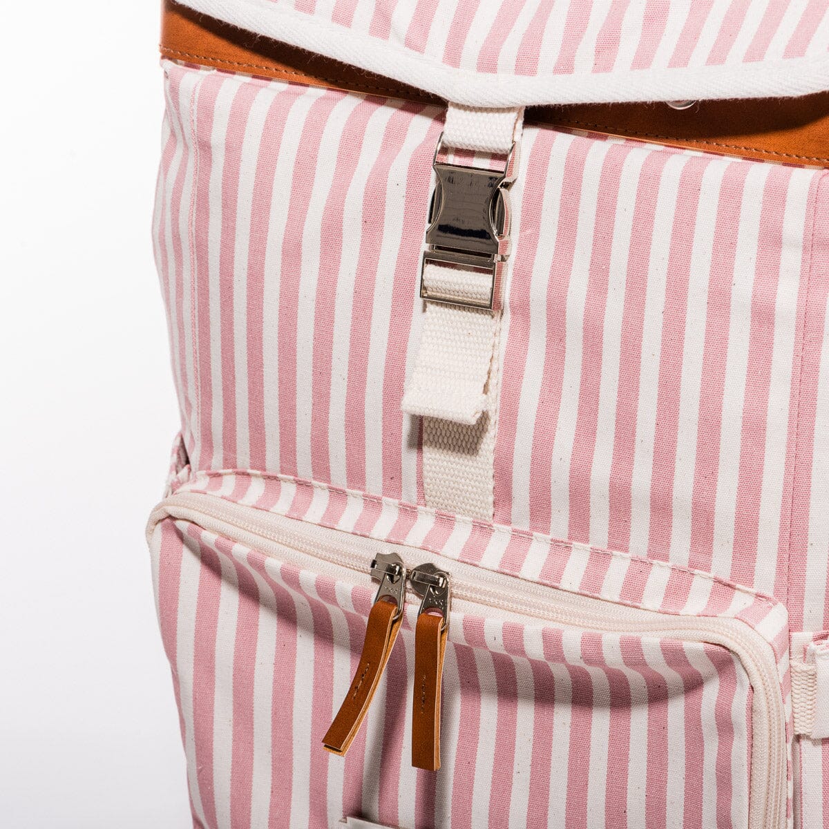 The Backpack Cooler - Laurens Pink Stripe Backpack Cooler Business & Pleasure Co 