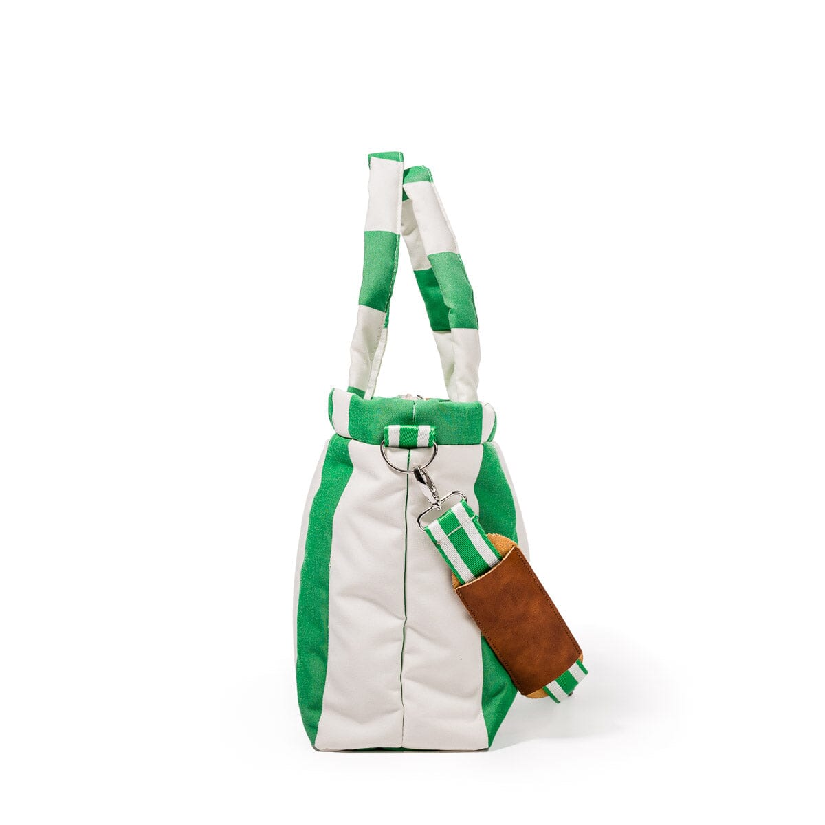 The Cloud Cooler Tote Bag - Crew Canyon Green Stripe Cloud Cooler Tote Bag Business & Pleasure Co. 