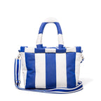 The Cloud Cooler Tote Bag - Crew Mediterranean Blue Stripe Cloud Cooler Tote Bag Business & Pleasure Co. 