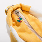 The Cloud Cooler Tote Bag - Crew Mimosa Yellow Stripe Cloud Cooler Tote Bag Business & Pleasure Co. 