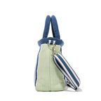 The Cloud Cooler Tote Bag x Julia Berolzheimer in Green Stripes B&P Co. x Julia Berolzheimer 