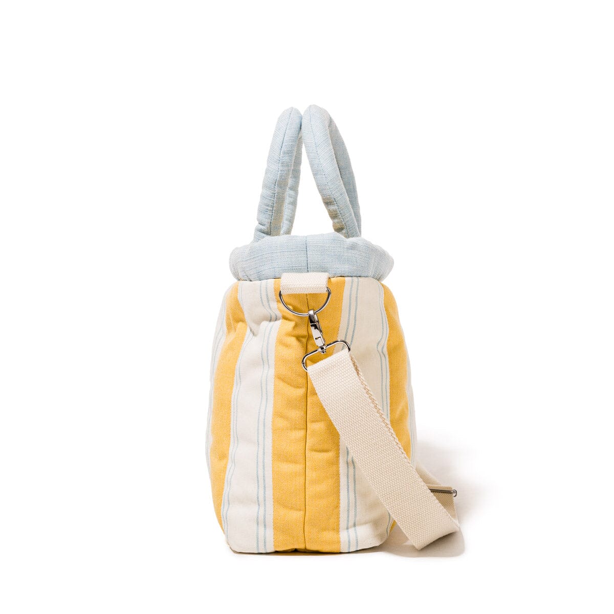 The Cloud Cooler Tote Bag - Tuuli Stripe Yellow Cloud Cooler Tote Bag Business & Pleasure Co. 