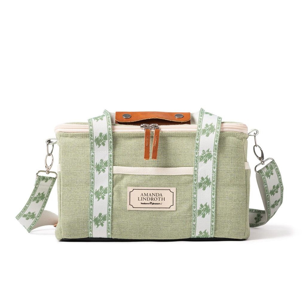 The Premium Cooler Bag x Amanda Lindroth Business & Pleasure Co. Jaipur Green 