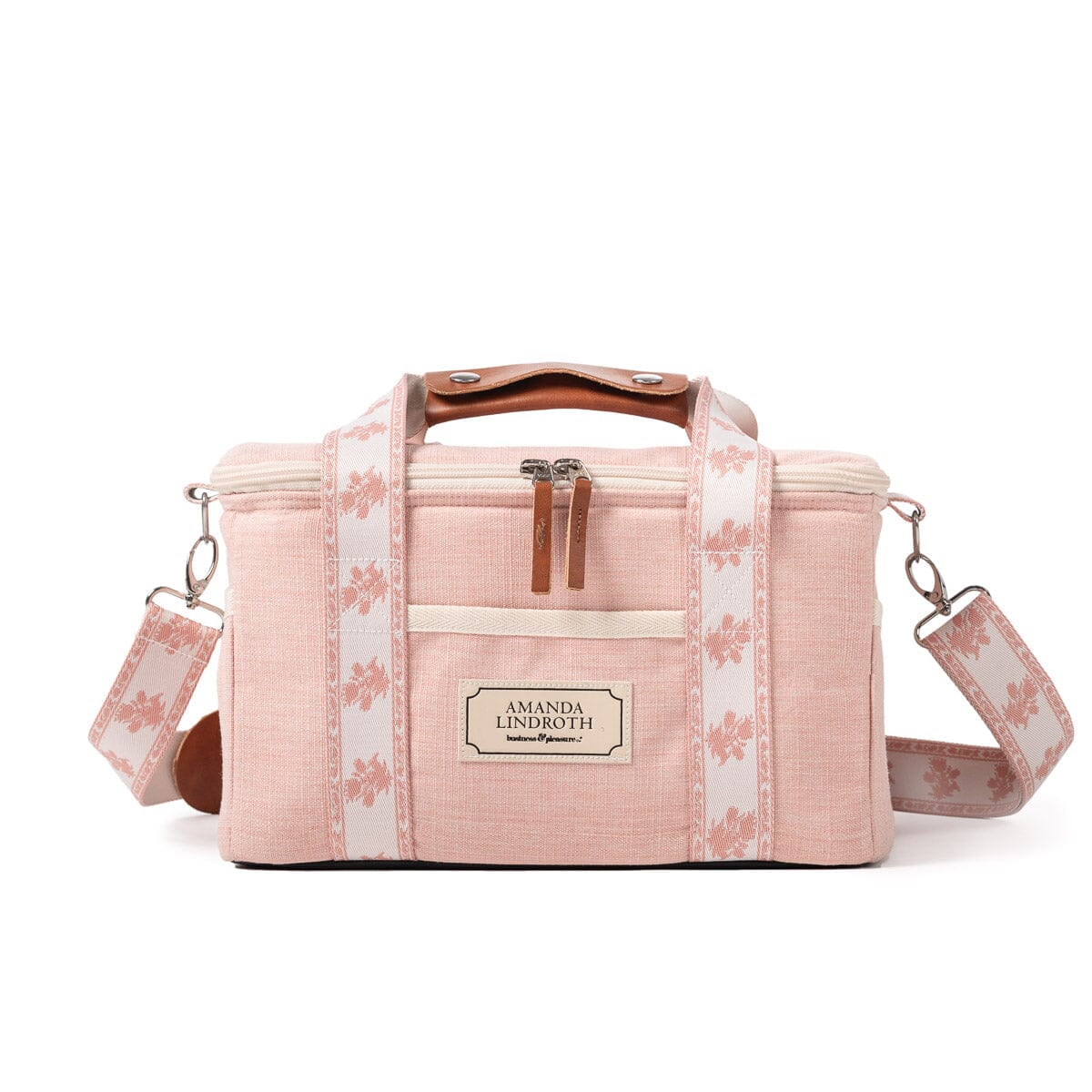 The Premium Cooler Bag x Amanda Lindroth Business & Pleasure Co. Jaipur Pink 