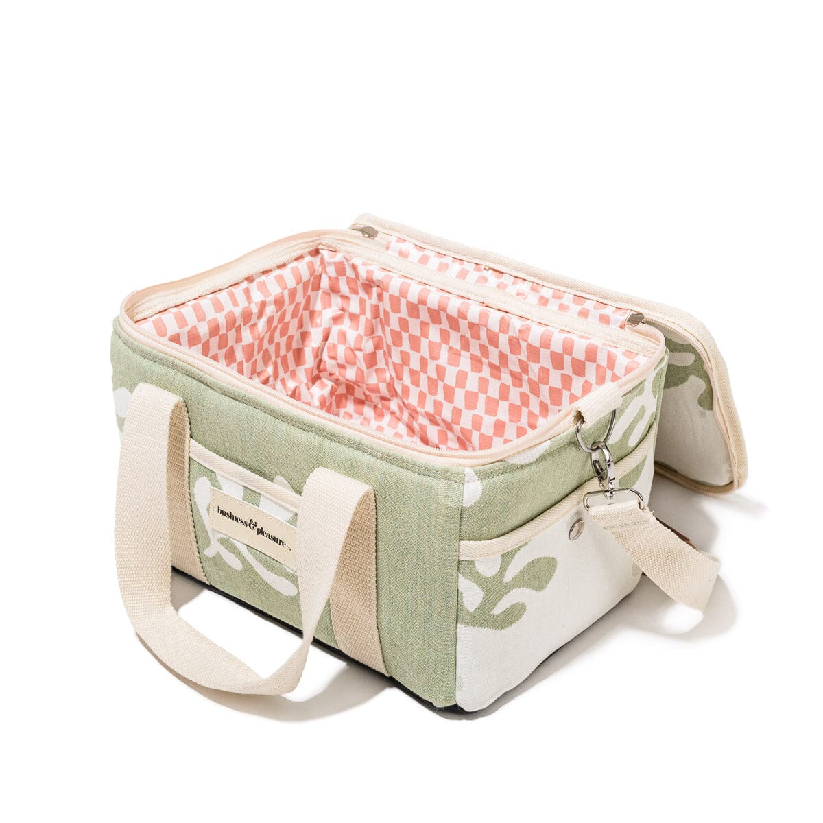 The Premium Cooler Bag - Benoît Jade Green Jacquard Premium Cooler Business & Pleasure Co. 