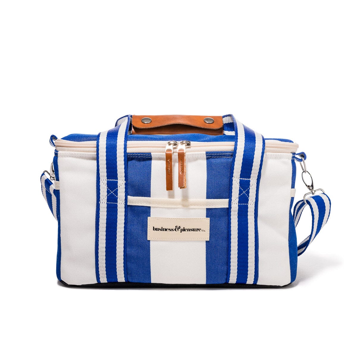 The Premium Cooler Bag - Crew Mediterranean Blue Stripe Premium Cooler Business & Pleasure Co. 