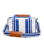 The Premium Cooler Bag - Crew Mediterranean Blue Stripe Premium Cooler Business & Pleasure Co. 
