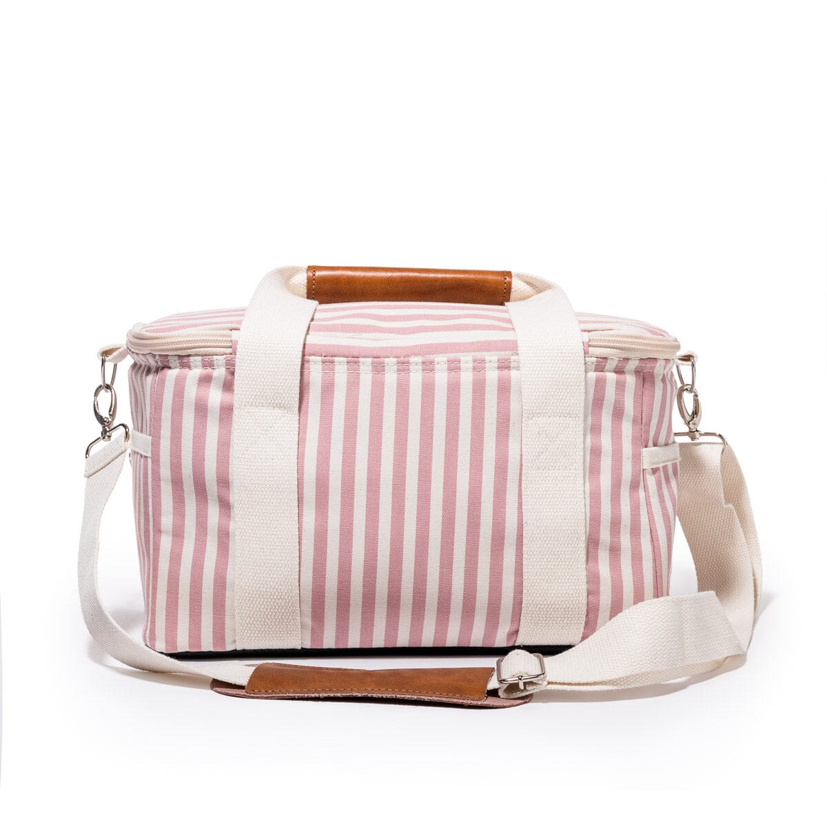 The Premium Cooler Bag - Lauren's Pink Stripe Premium Cooler Business & Pleasure Co 