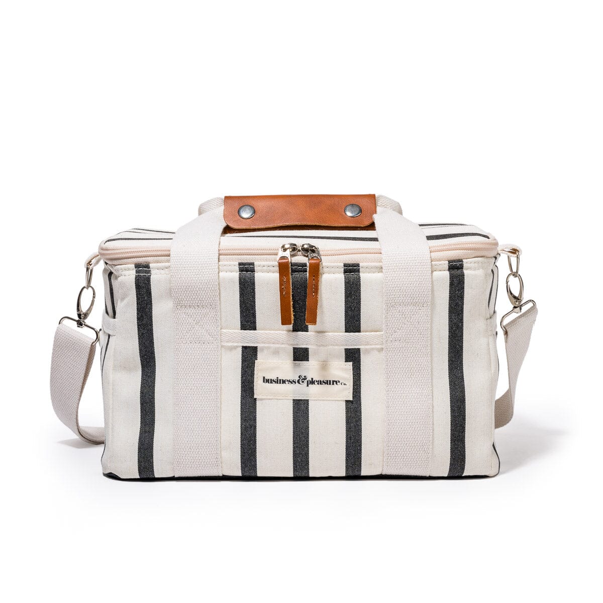 The Premium Cooler Bag - Monaco Black Stripe Premium Cooler Business & Pleasure Co 