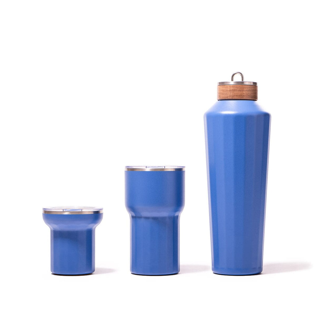 The Hemingway Drinkware - Highball - Mediterranean Blue - 12 Oz Drinkware Business & Pleasure Co. 