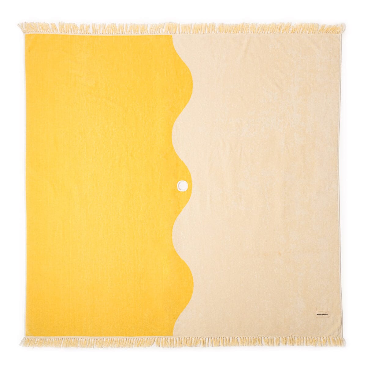 The Holiday Beach Blanket - Ocean Mimosa Stripe