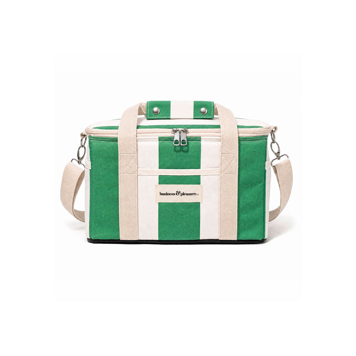 The Holiday Cooler Holiday Cooler Business & Pleasure Co. Crew Canyon Green Stripe 