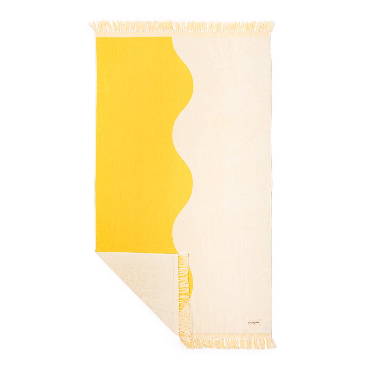 The Holiday Beach Towel - Ocean Mimosa Stripe Holiday Beach Towel Business & Pleasure Co 