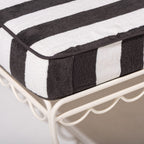 The Lounger Towel - Crew Vintage Black Stripe Lounger Towel Business & Pleasure Co. 
