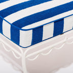 The Lounger Towel - Crew Mediterranean Blue Stripe Lounger Towel Business & Pleasure Co. 