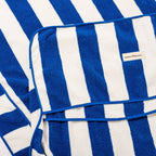 The Lounger Towel - Crew Mediterranean Blue Stripe Lounger Towel Business & Pleasure Co. 