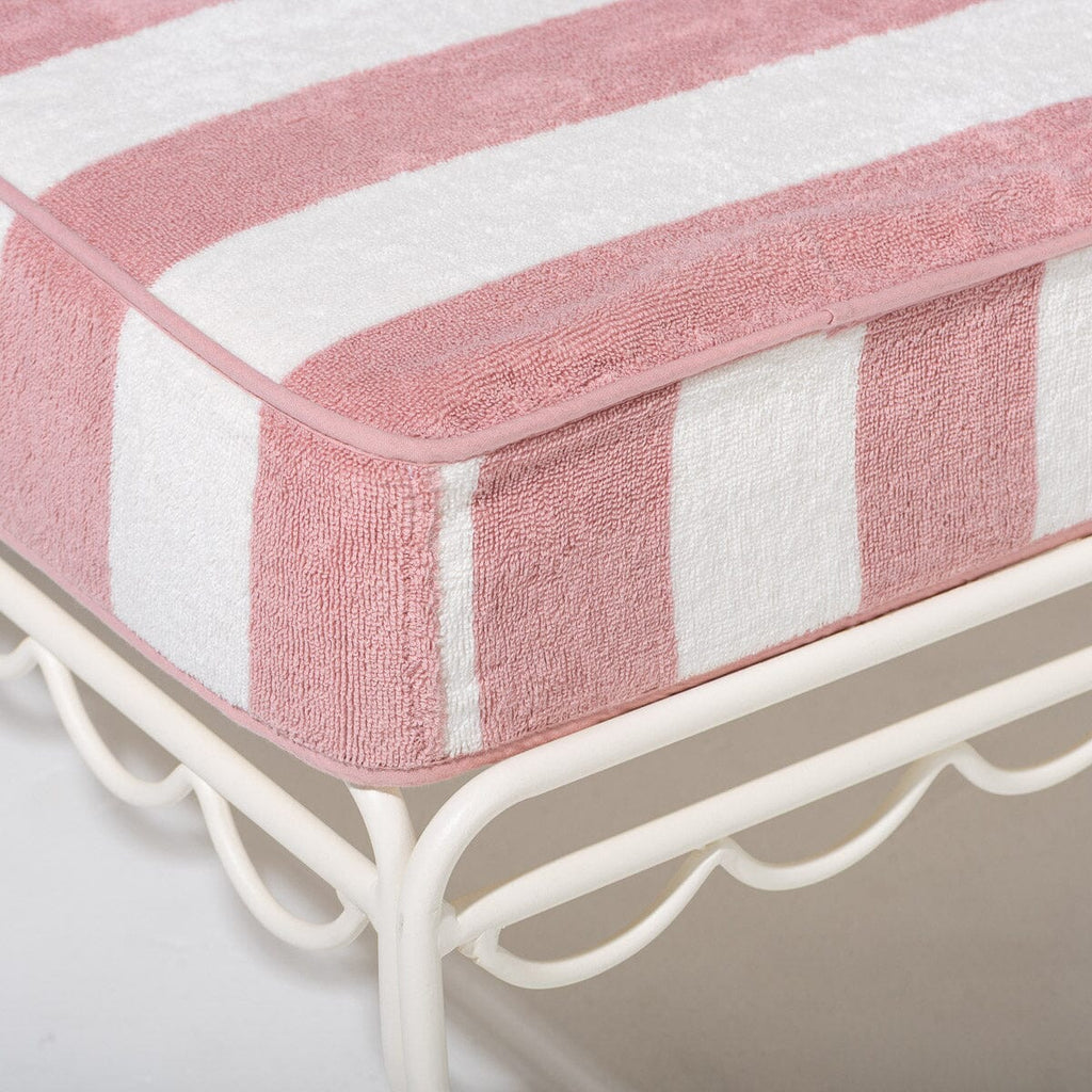 The Lounger Towel - Crew Pink Stripe Lounger Towel Business & Pleasure Co. 