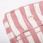 The Lounger Towel - Crew Pink Stripe Lounger Towel Business & Pleasure Co. 