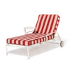 Swatch for The Lounger Towel - Terry Terracotta Stripe
