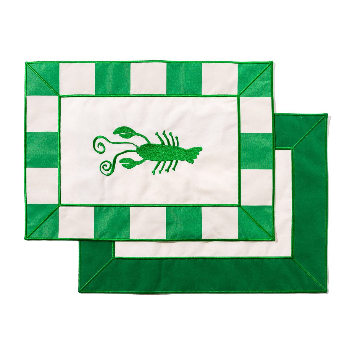 The Placemat - Crew Canyon Green Stripe Placemat Business & Pleasure Co. 