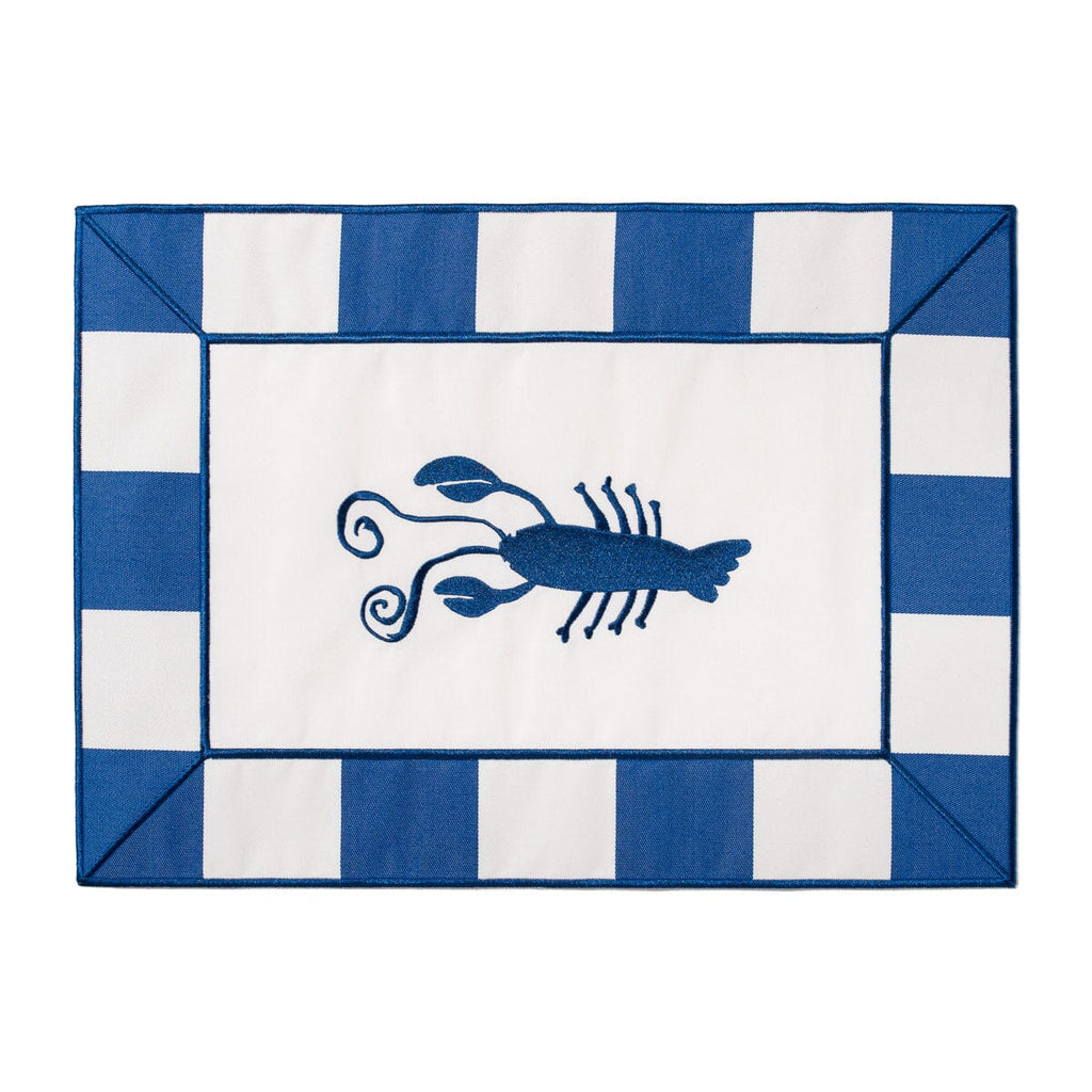The Placemat - Crew Mediterranean Blue Stripe Placemat Business & Pleasure Co. 