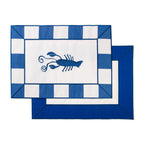 The Placemat - Crew Mediterranean Blue Stripe Placemat Business & Pleasure Co. 