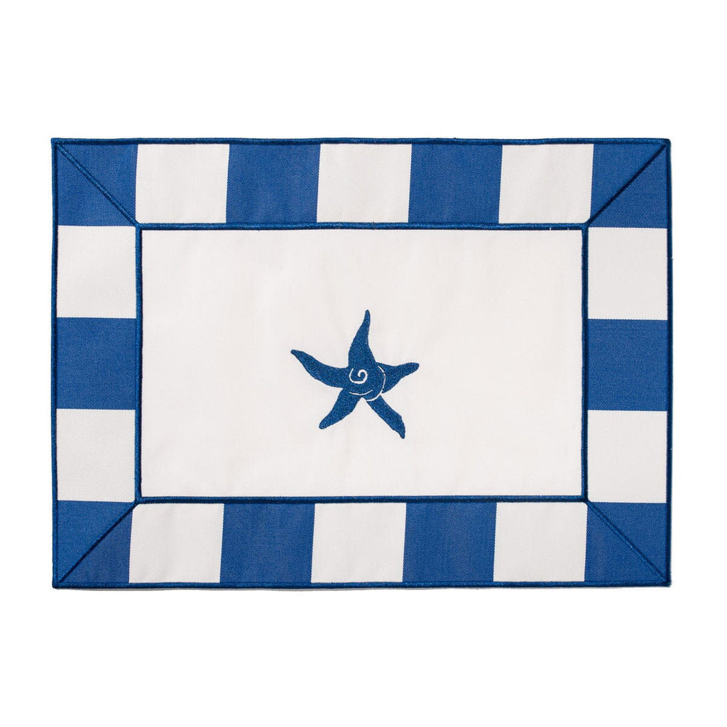 The Placemat - Crew Mediterranean Blue Stripe Placemat Business & Pleasure Co. 