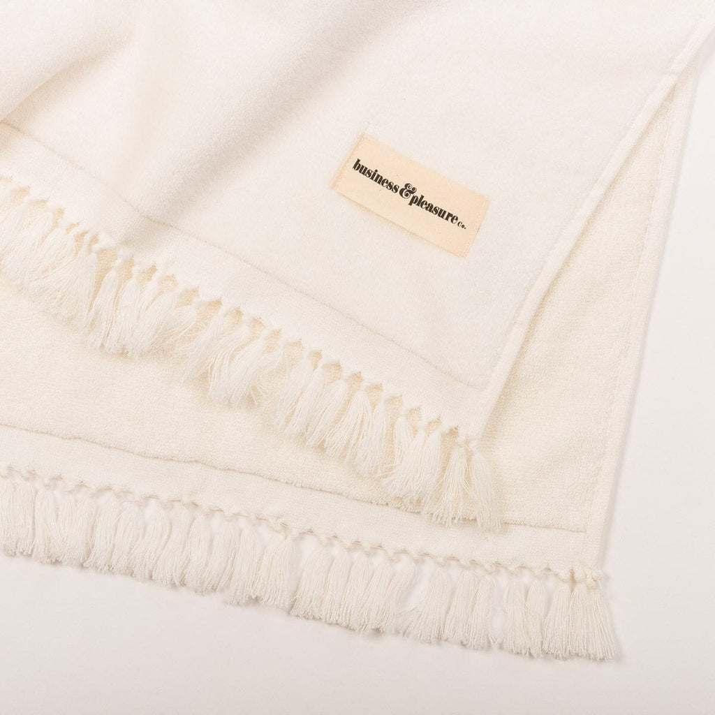 The Beach Towel - Antique White Beach Towel Business & Pleasure Co 