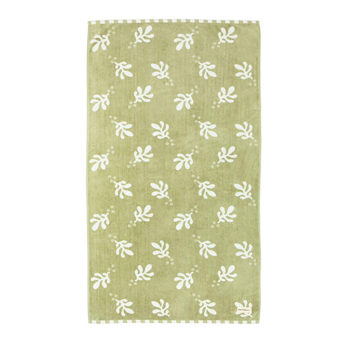 The Beach Towel - Benoît Jade Green Jacquard Beach Towel Business & Pleasure Co. 