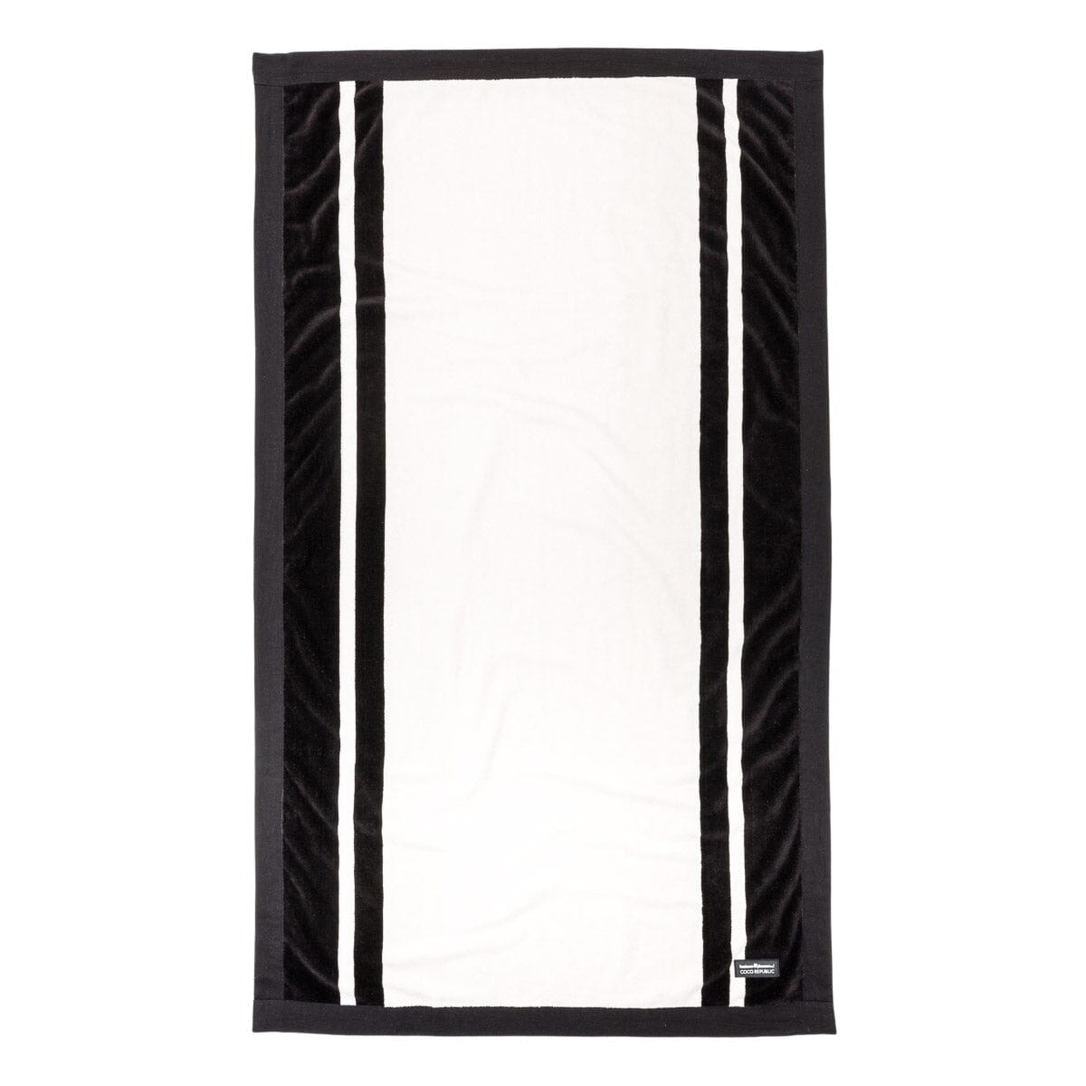 The Beach Towel - Coco Republic - Black White Beach Towel Business & Pleasure Co 