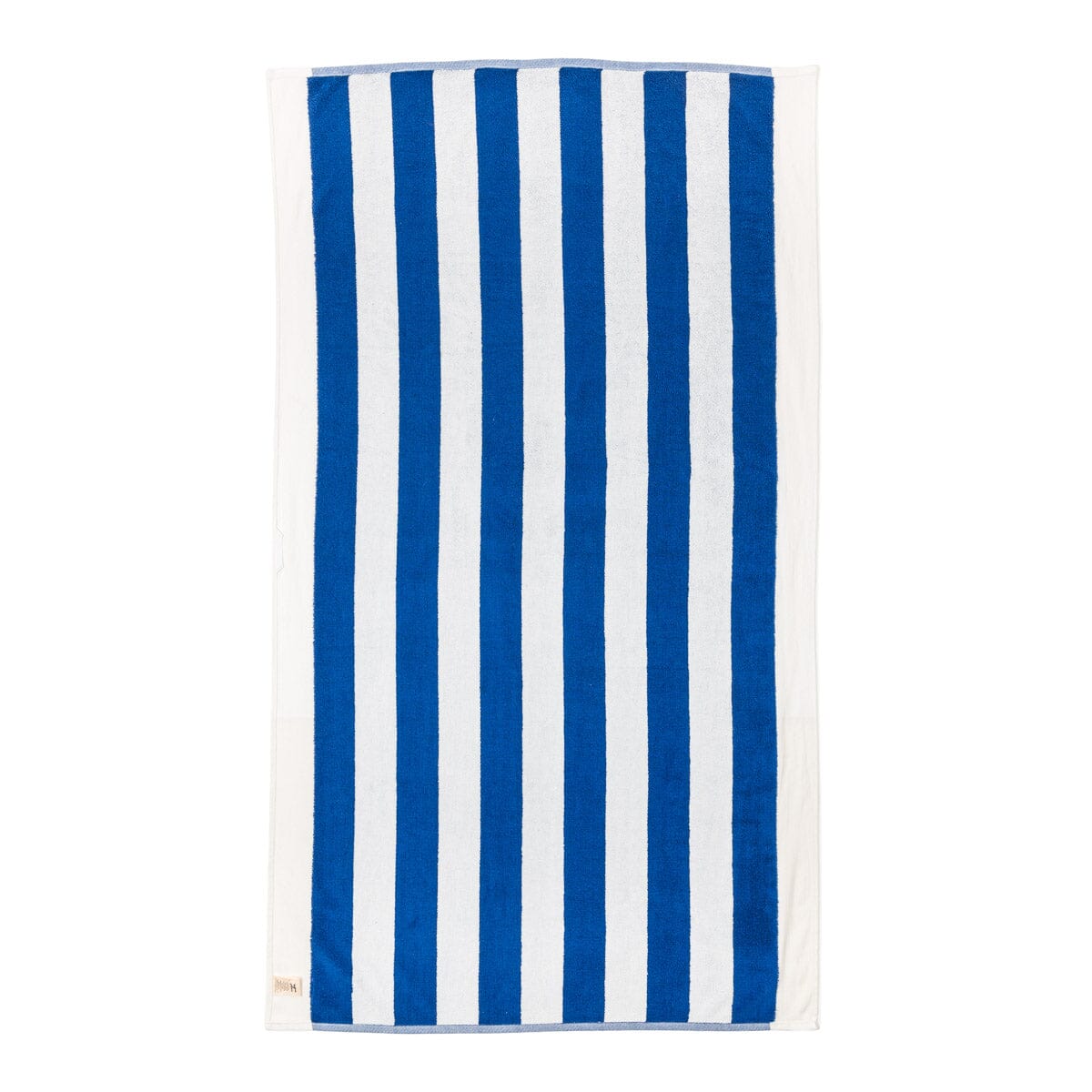 The Beach Towel - Crew Mediterranean Blue Stripe Beach Towel Business & Pleasure Co. 