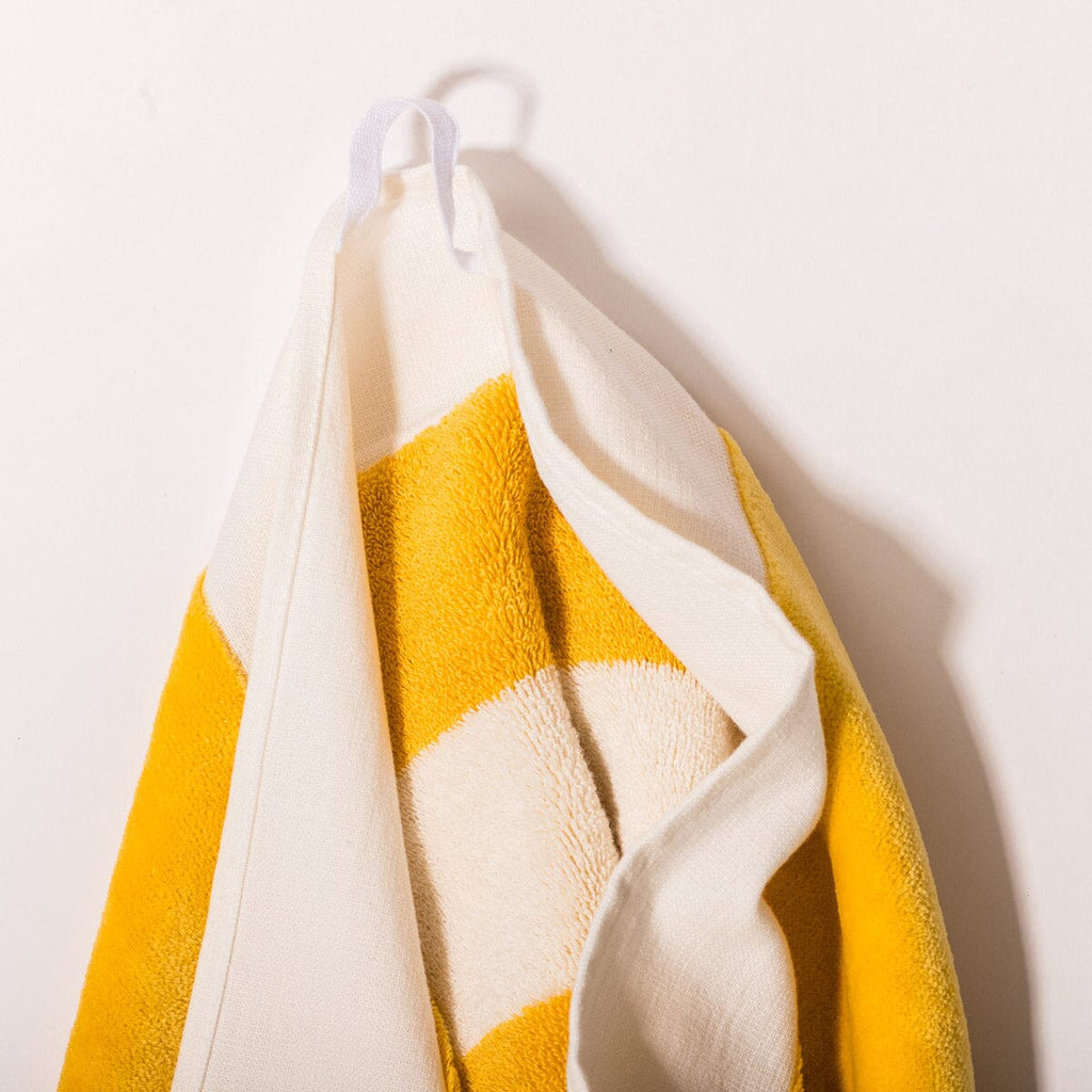 The Beach Towel - Crew Mimosa Yellow Stripe Beach Towel Business & Pleasure Co. 