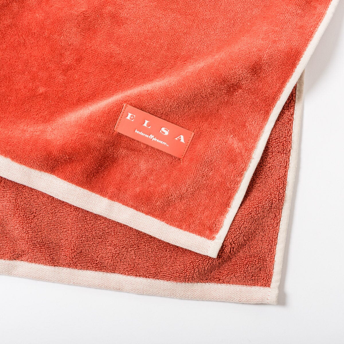 The Beach Towel - Elsa Red Beach Towel Business & Pleasure Co 