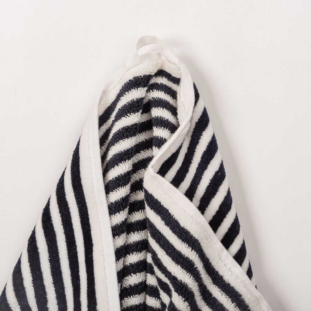 The Beach Towel - Lauren's Navy Stripe Beach Towel Business & Pleasure Co 