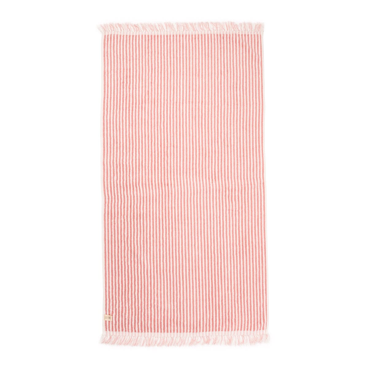 The Beach Towel - Lauren's Pink Stripe Beach Towel Business & Pleasure Co 