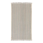 The Beach Towel - Monaco Black Stripe Beach Towel Business & Pleasure Co. 