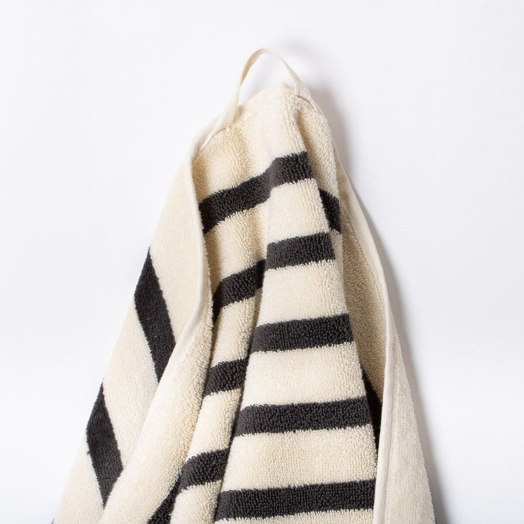 The Beach Towel - Monaco Black Stripe Beach Towel Business & Pleasure Co. 