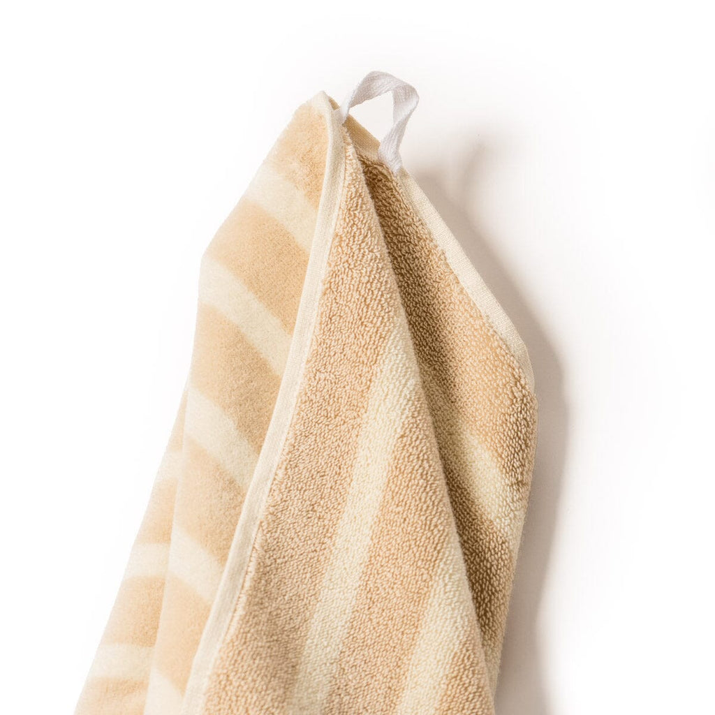 The Beach Towel - Monaco Natural Stripe Beach Towel Business & Pleasure Co 