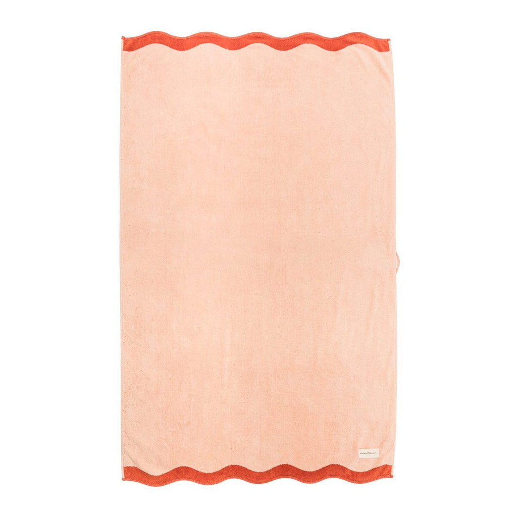 The Beach Towel - Rivie Pink Beach Towel Business & Pleasure Co 