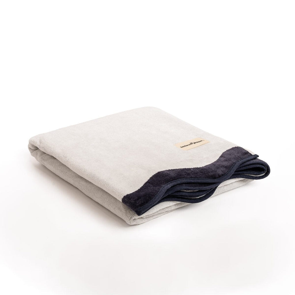 The Beach Towel - Rivie White Beach Towel Business & Pleasure Co 