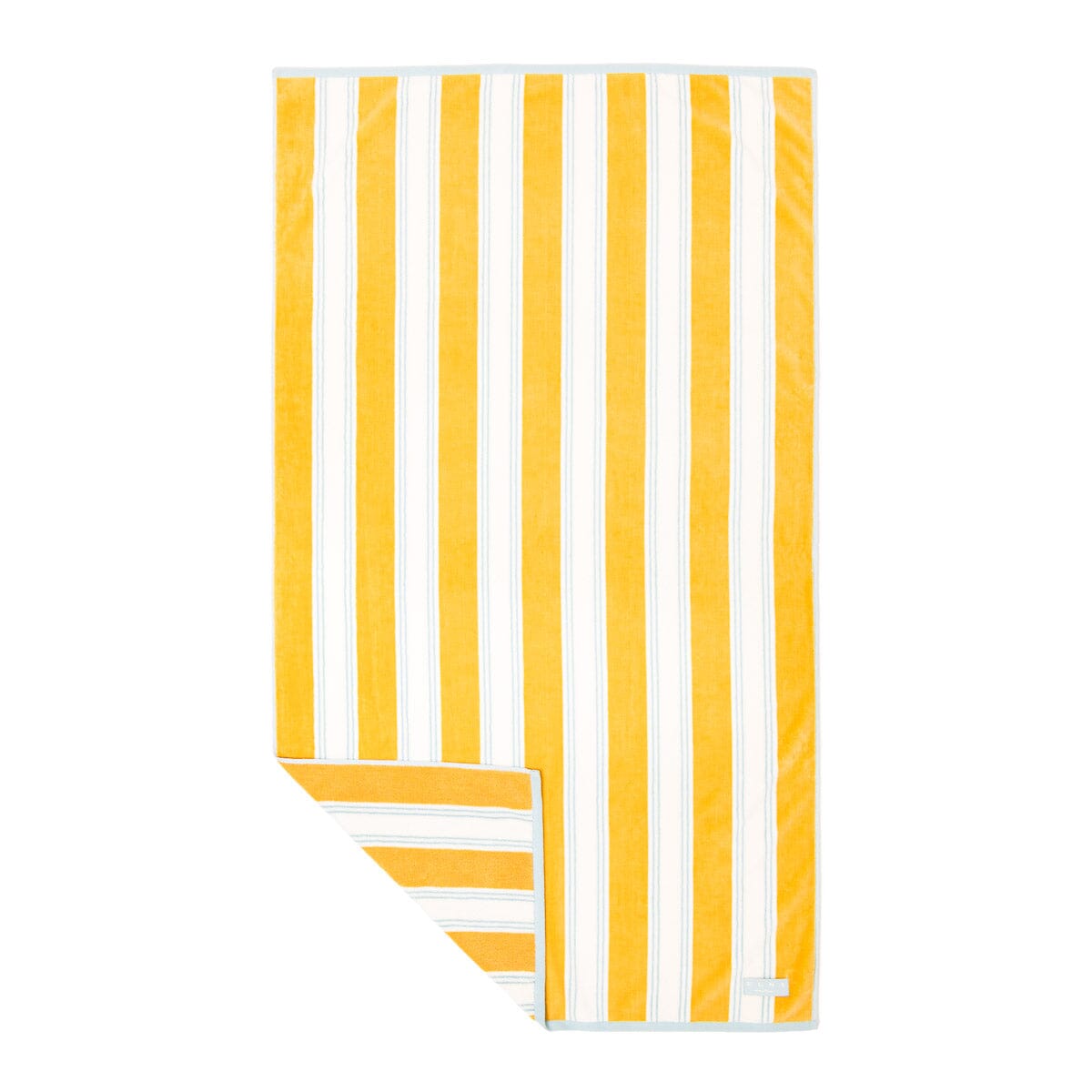 The Beach Towel - Tuuli Stripe Yellow Beach Towel Business & Pleasure Co. 