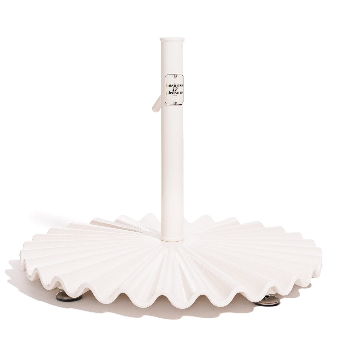 Product image of The Clamshell Base - 55 lbs - Antique White Clamshell Base Business & Pleasure Co. 
