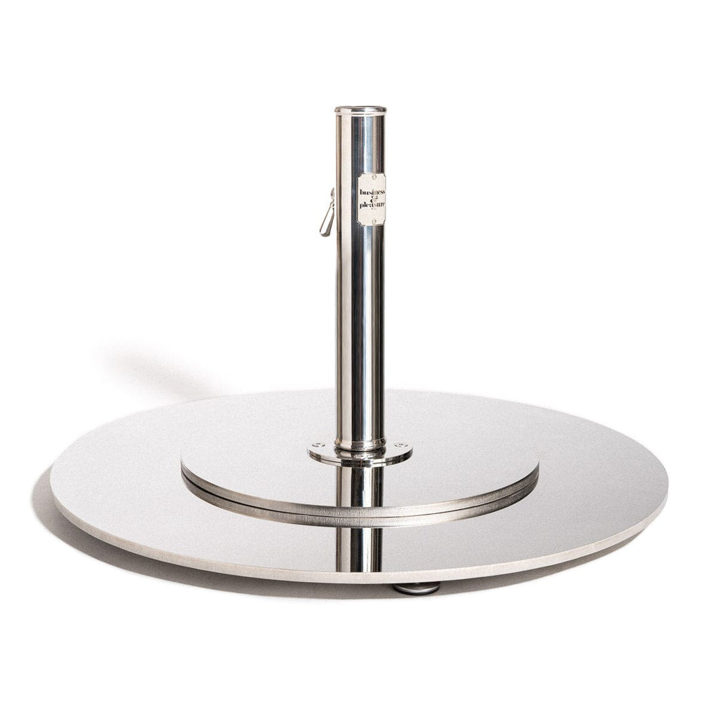 The Stacking Base – 90 lbs – Stainless Steel Commercial Stacking Base Business & Pleasure Co. 