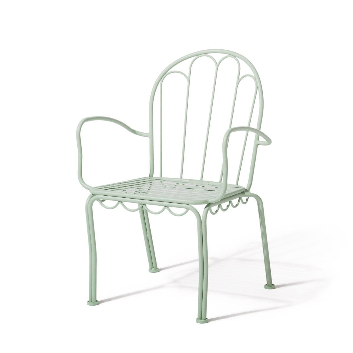 The Al Fresco Dining Chair Frame Al Fresco Dining Chair Business & Pleasure Co. Sage Green 