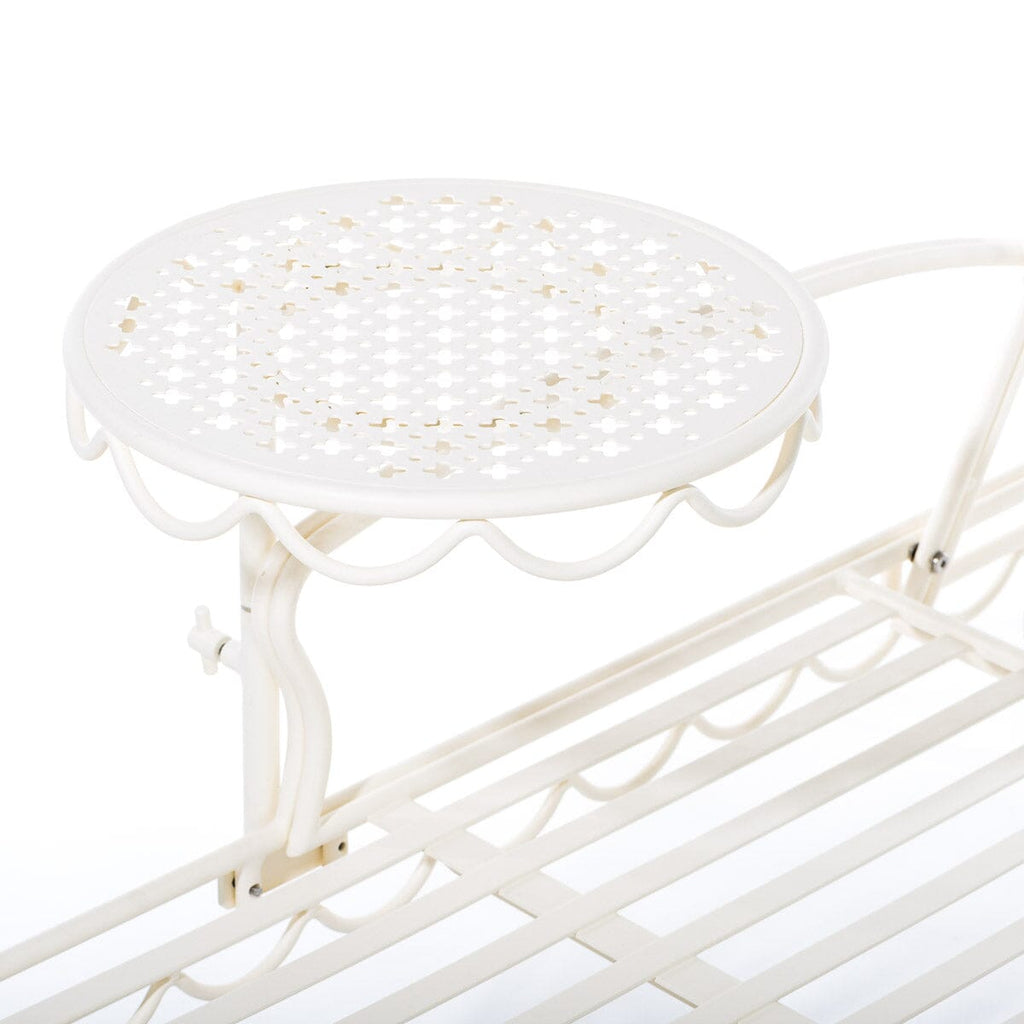 The Al Fresco Sun Lounger - Frame - Antique White Al Fresco Sun Lounger Business & Pleasure Co. 