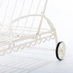 The Al Fresco Sun Lounger - Frame - Antique White Al Fresco Sun Lounger Business & Pleasure Co. 