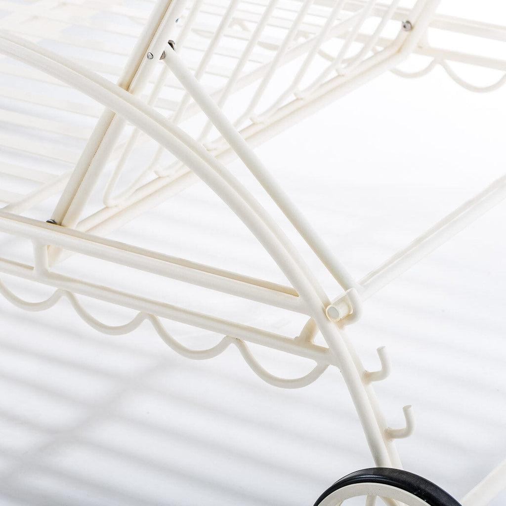The Al Fresco Sun Lounger - Frame - Antique White Al Fresco Sun Lounger Business & Pleasure Co. 
