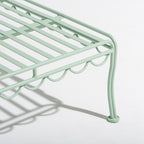 The Al Fresco Sun Lounger Frame in Sage Green
